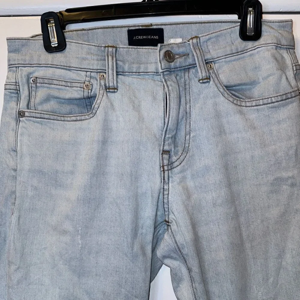 J.CREW 484 Slim-fit Stretch Jean In Three-year Wash Men’s Size 30x34